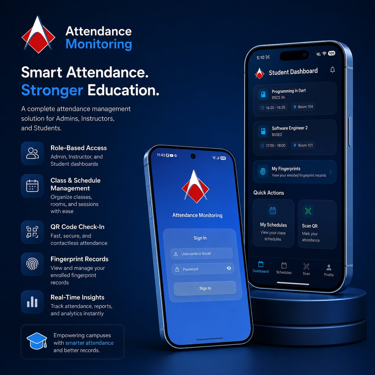 Attendance Management System screenshot