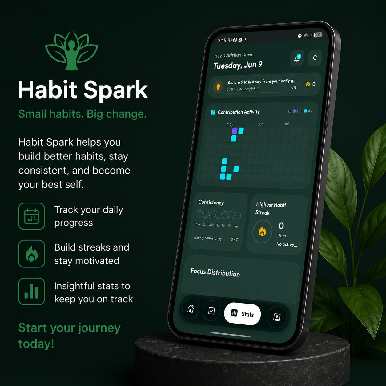 HabitSpark screenshot