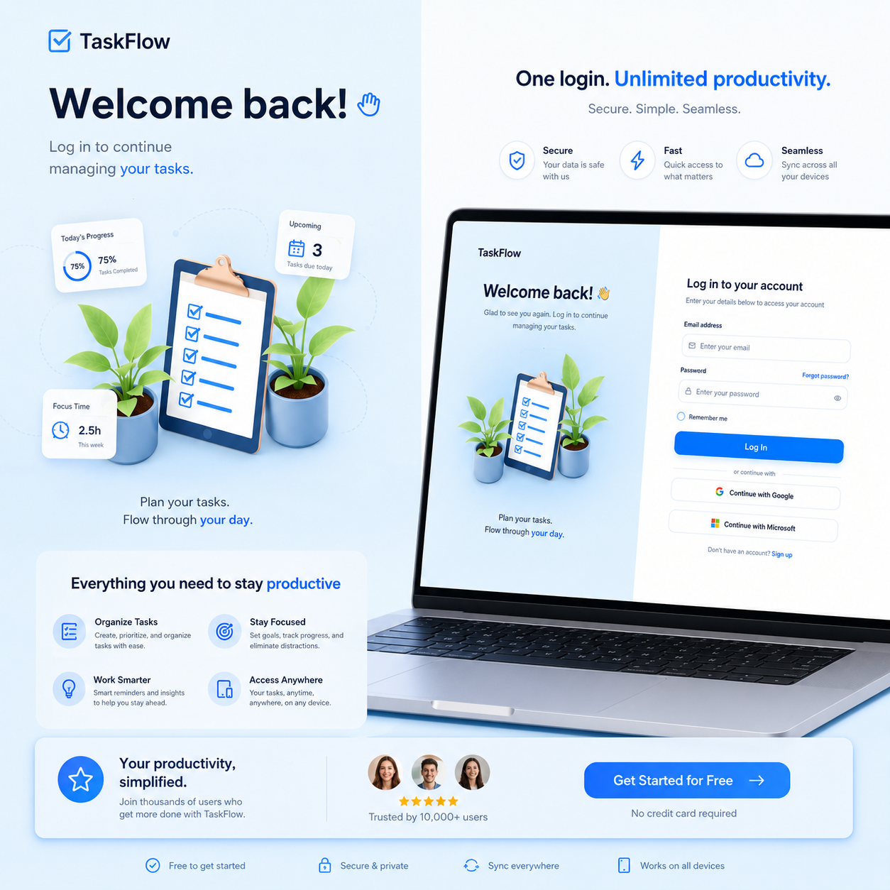 TaskFlow screenshot